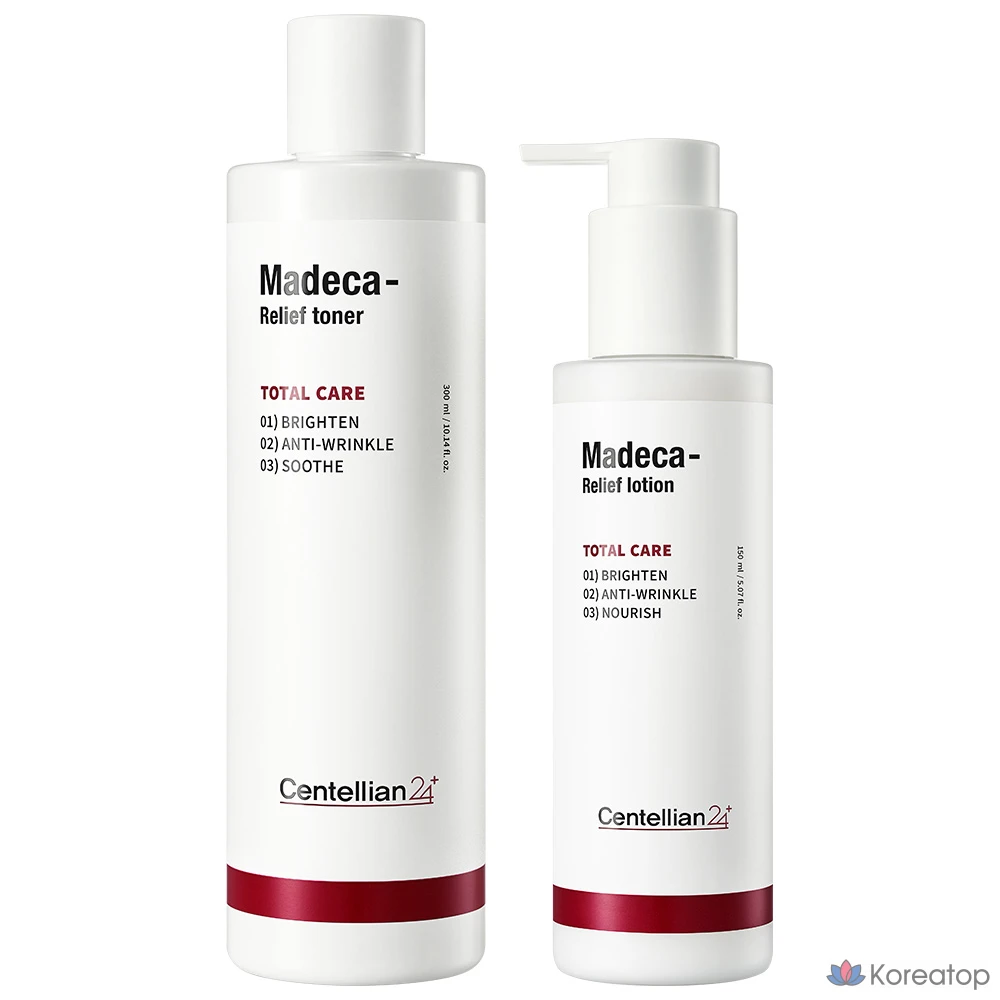 Centellian24 Madeca Relief Toner + Lotion, 1 комплект