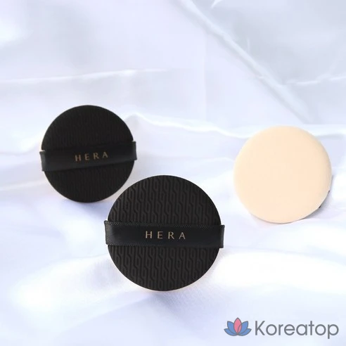 Пуховка для кушона HERA Black Cushion Puff
