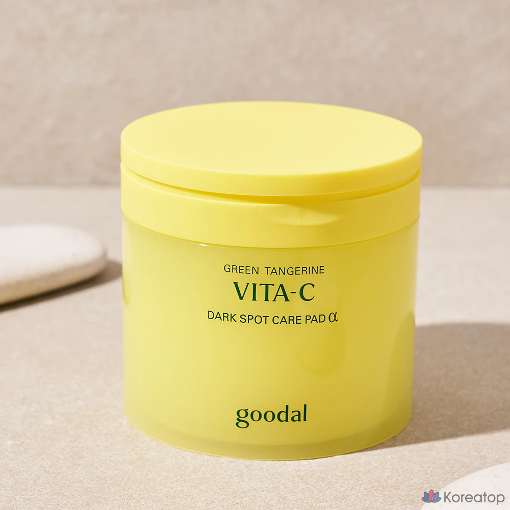 Пэды Goodal Green Tangerine Vita C Dark Spot Care Pad Alpha, 160 мл, 70 шт., фото 2
