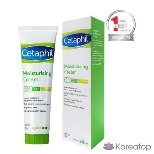 Увлажняющий крем для тела Cetaphil, без запаха, 100 г, 1 шт.