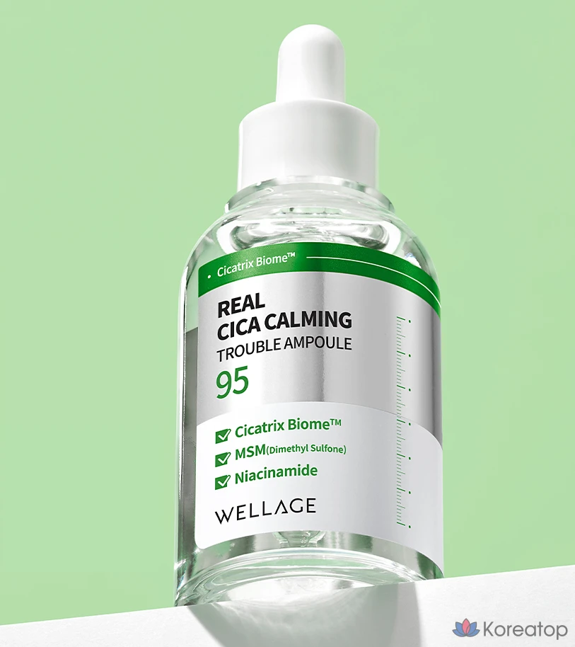Wellage Real Cica Calming 95 Trouble Ampoule, 50 мл, 1 шт.
