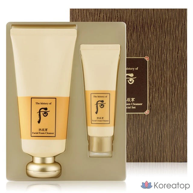 Пенка для умывания Gongjinhyang, набор из 2 флаконов по 180 мл.