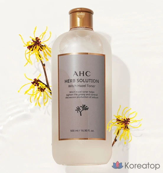 Тоник AHC Herb Solution с экстрактом гамамелиса, 500 мл, 1 шт.