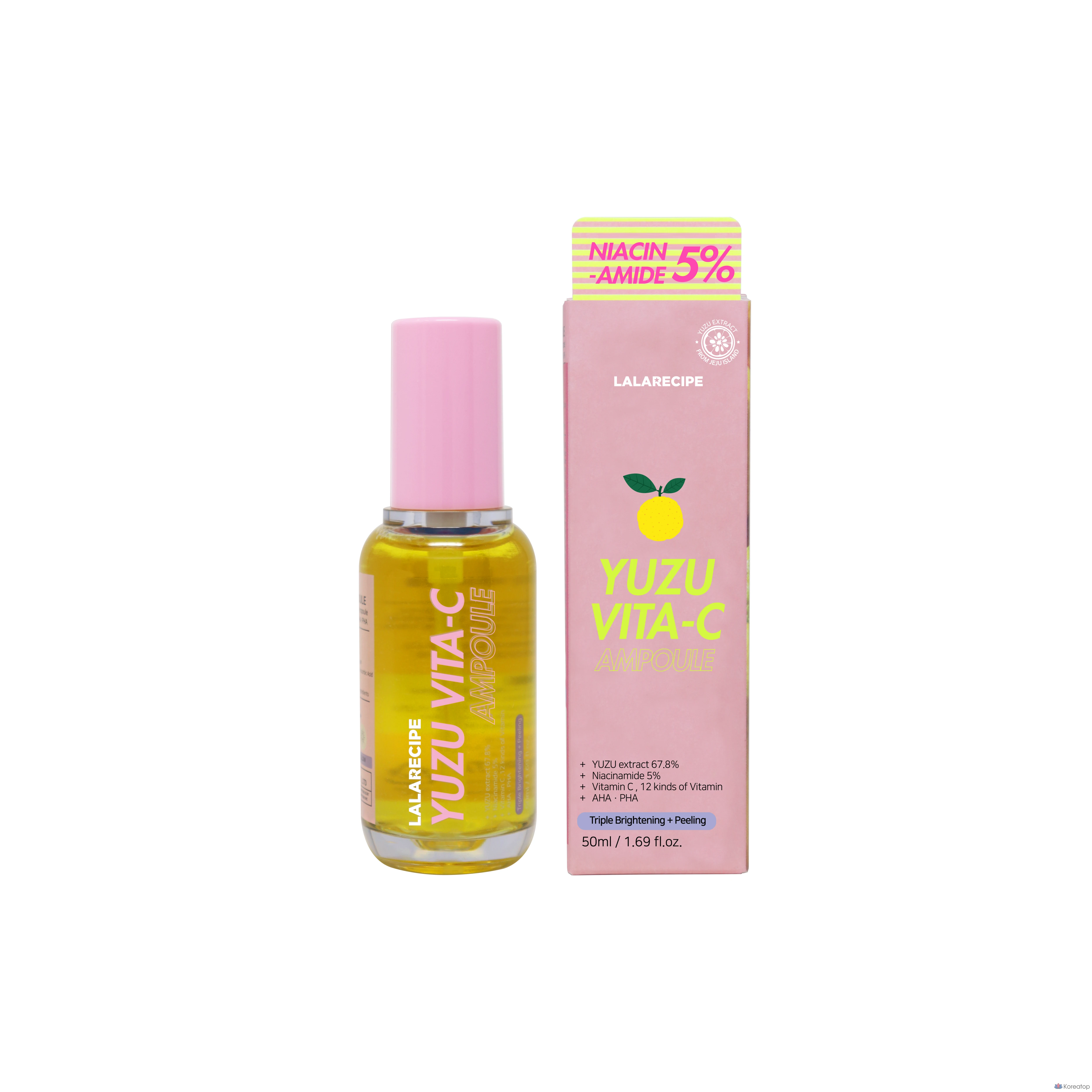 Ампульная сыворотка LALARECIPE Yuja Vita C Ampoule, 50 мл, 1 шт.