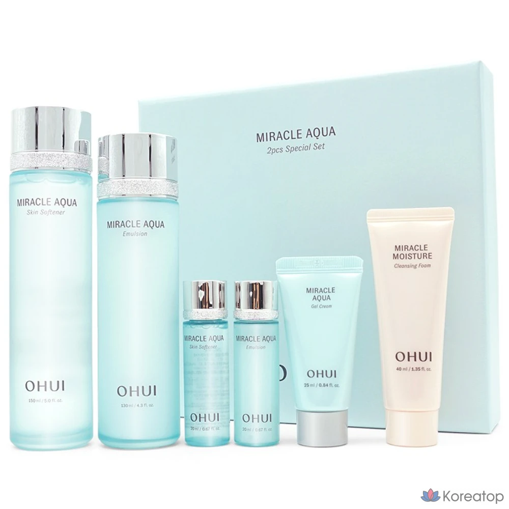 Набор Ohui Miracle Aqua из 2 предметов, 1 комплект.