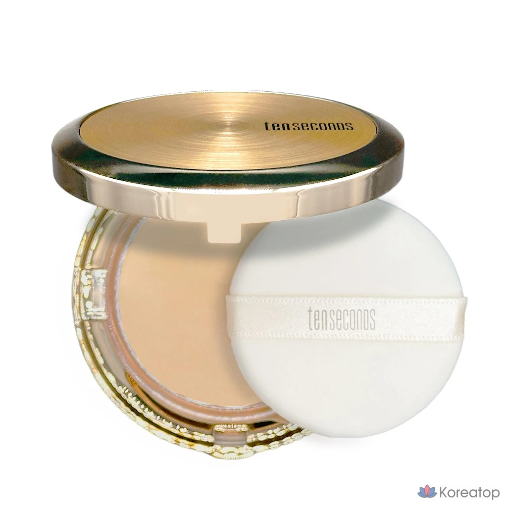 Coreana Ten Seconds Two-Way Pact SPF40/PA+++ № 21, № 23, 1 шт., № 21 Светло-бежевый