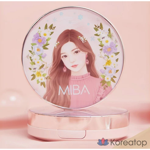 Тональный крем с двойной воздушной подушкой Miba King Ion Calcium Bio Cushion SPF50+ Сезон 2, 25 г, 21