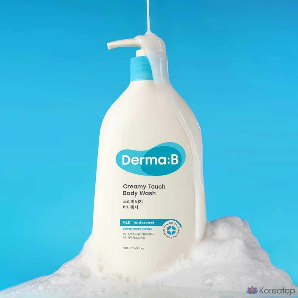Гелевое средство для душа DERMA:B Creamy Touch Body Wash, 1 л, 1 шт., фото 2