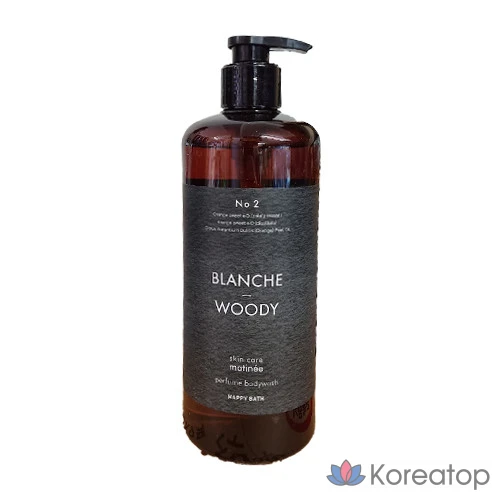 Гель для душа Happy Bath Martini Skincare с ароматом ванили и древесными нотками, 900 г, 1 шт.