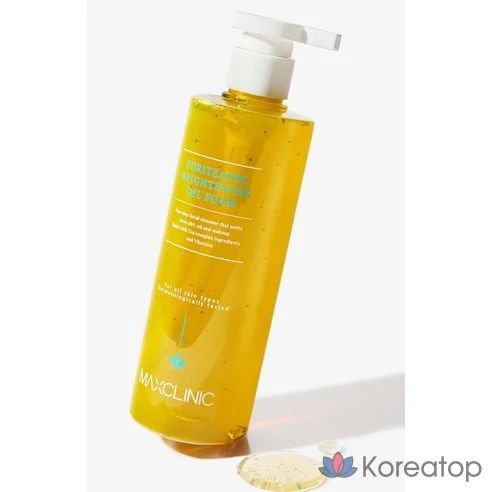 Очищающая масляная пенка для умывания Max Clinic Purity Talk Brightening