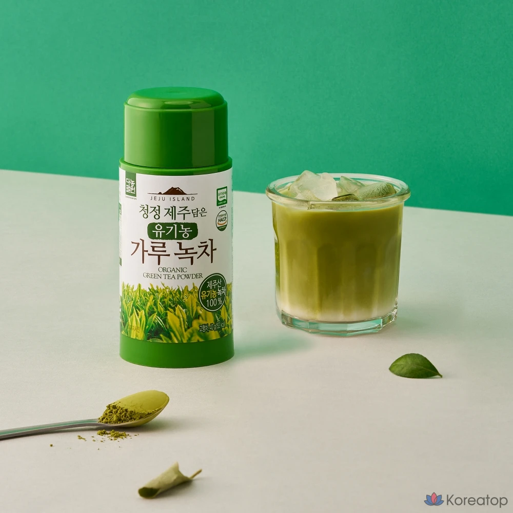 Порошок зеленого чая Danongwon Jeju Organic Powder Green Tea, 40 г, 1 шт.