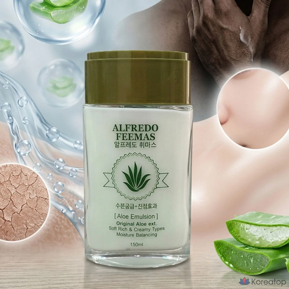 Набор для ухода Alfredo Feemas Aloe Men Skincare 2-piece Set, 2 шт., фото 2