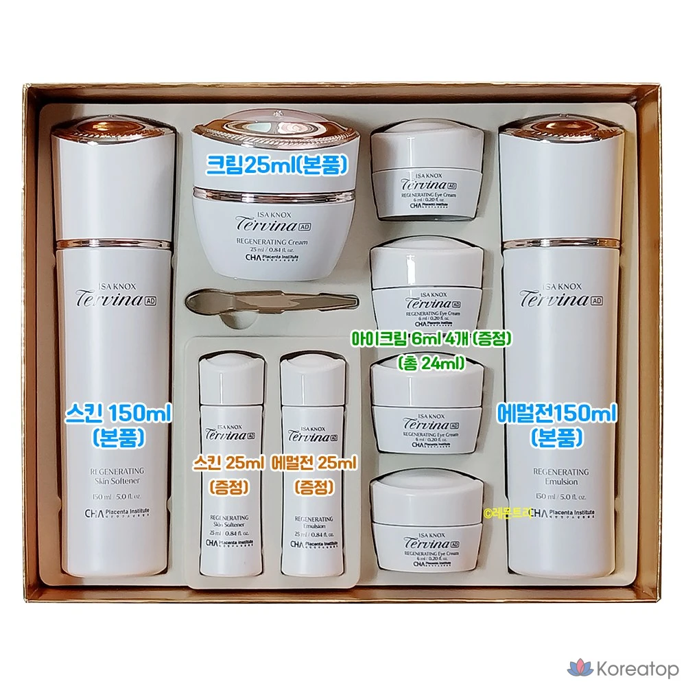 Набор для ухода Isa Knox Tervina Advanced Regenerating 3-piece Set, 1 шт.