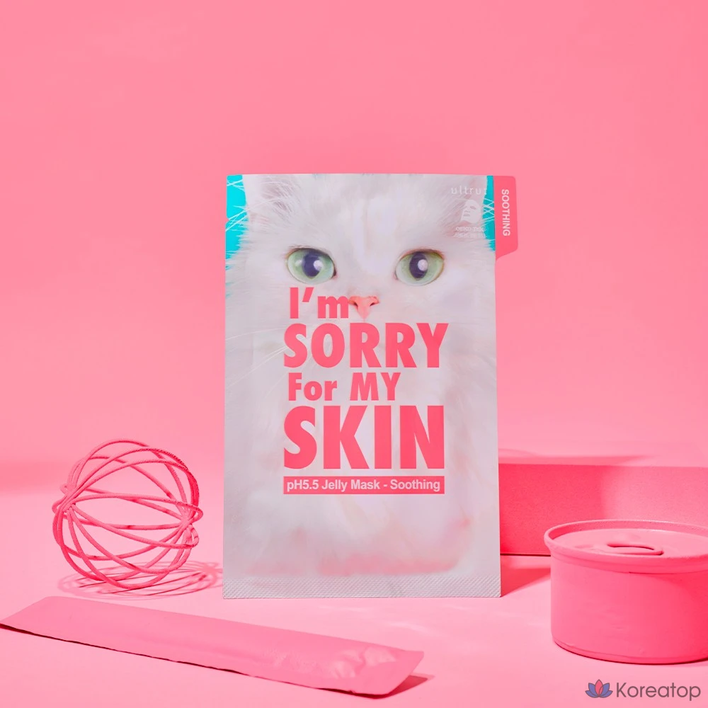 Тканевая маска для лица I'm Sorry for My Skin pH5.5 Jelly Mask Soothing, 1 шт.
