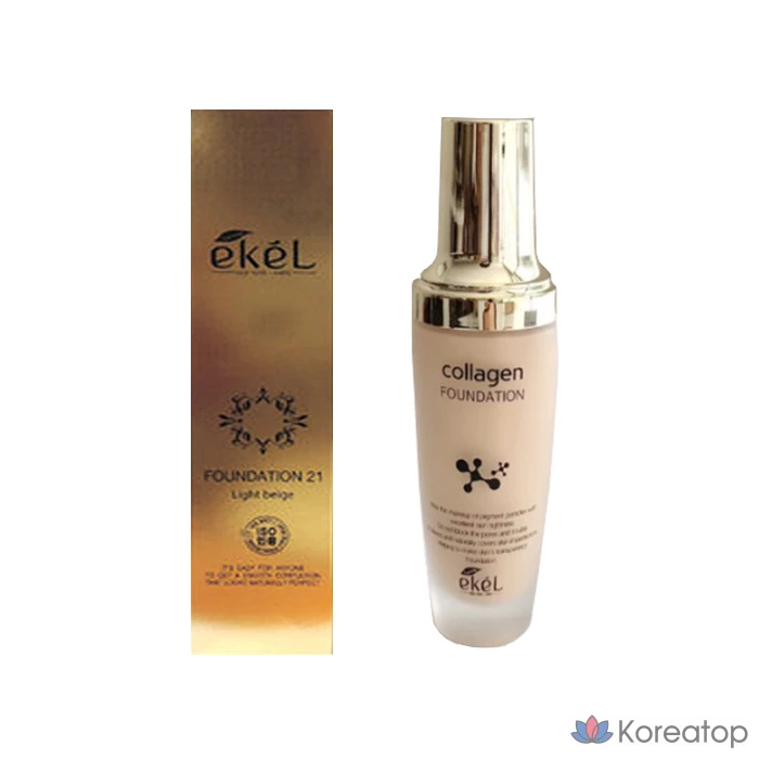 Тональный крем Yoonwon Sangsa Ekel Foundation No. 21 No. 23 Makeup Base 50ml, No. 03_21 Natural Beige, 1 шт.