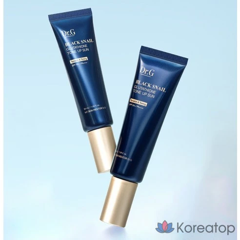 Солнцезащитный крем Dr.G Black Snail Glutathione Tone-Up SPF50+ PA++++