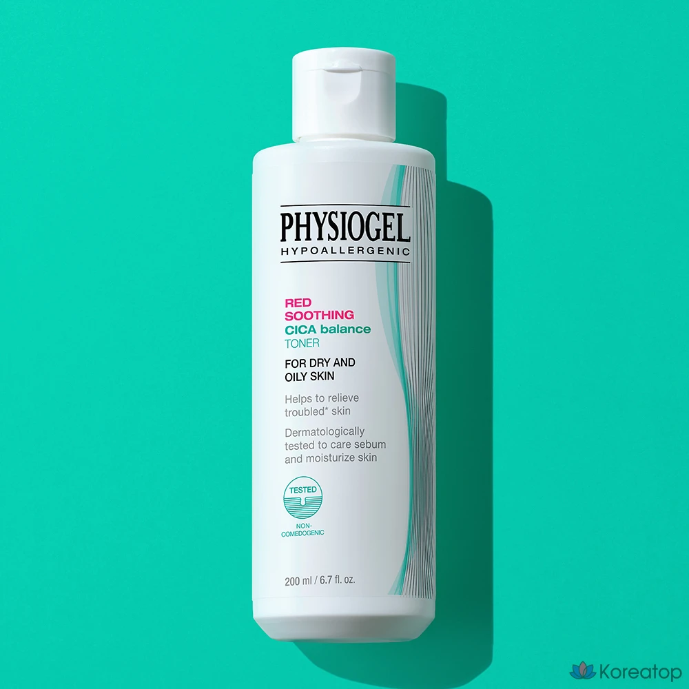 Успокаивающий тоник Physiogel Red Soothing Cica Balance Toner, 200 мл, 1 шт., фото 2