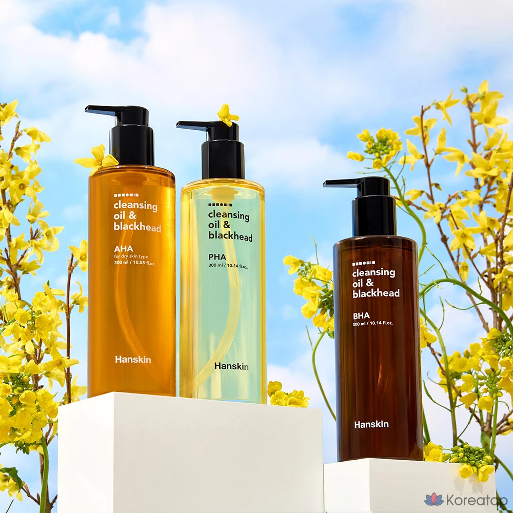 Гидрофильное масло HANSKIN Cleansing Oil & Blackhead PHA, 300 мл, 1 шт., фото 2