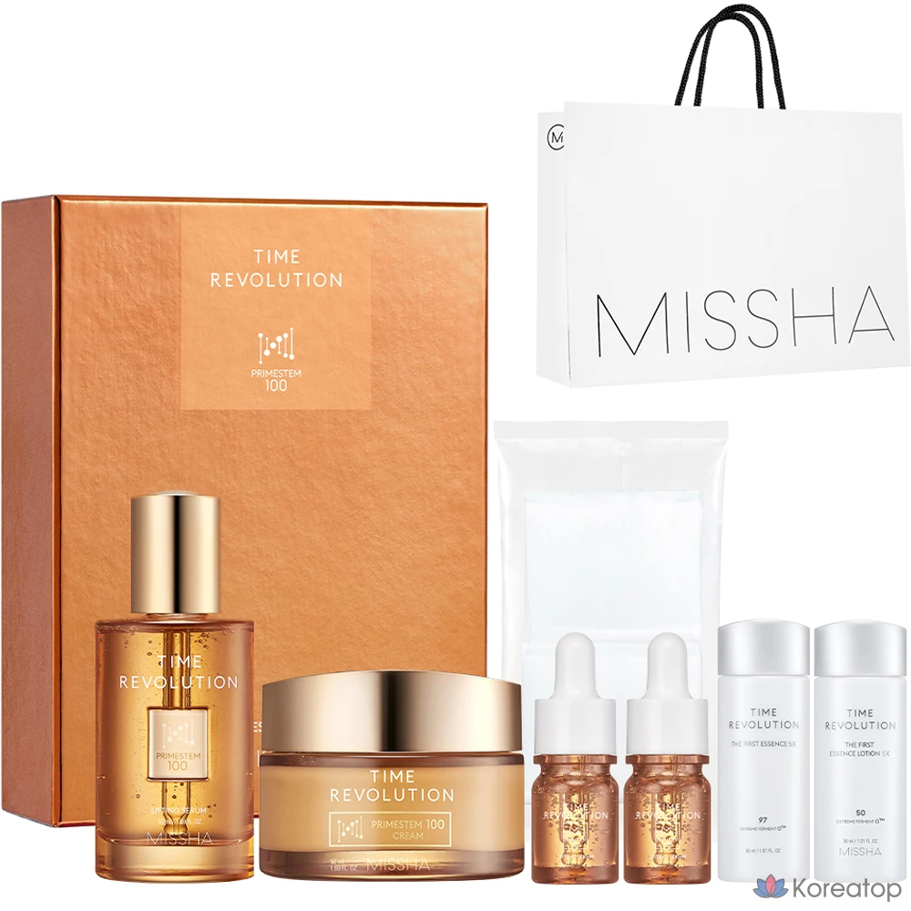 Набор из 2 стемов Missha Time Revolution Prime Stem 100, 1 комплект.