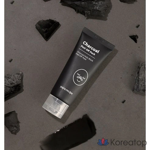 Чёрная угольная маска-плёнка Papa Recipe 50 мл