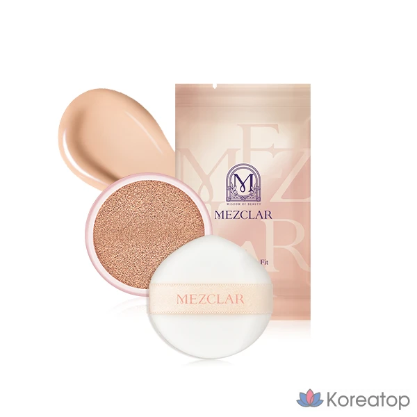 Тональный крем-кушон Jayjun Skincare Air Fit Cover Cushion (SPF+ / PA++++), сменный блок № 23, 1 шт.