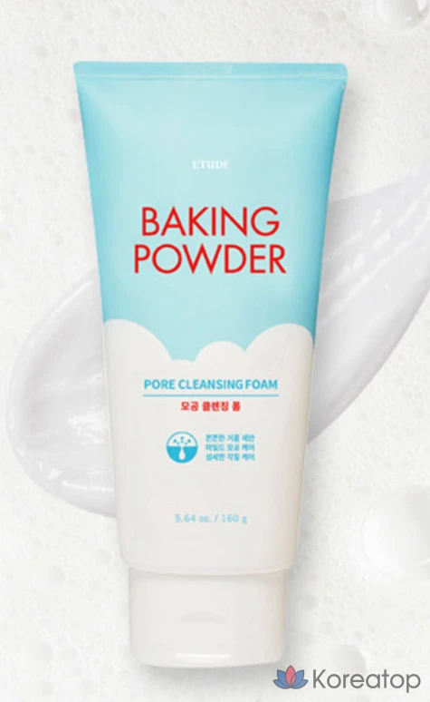 Очищающая пенка Etude House Baking Powder Pore Cleansing Foam, 160 мл, 1 шт., фото 2