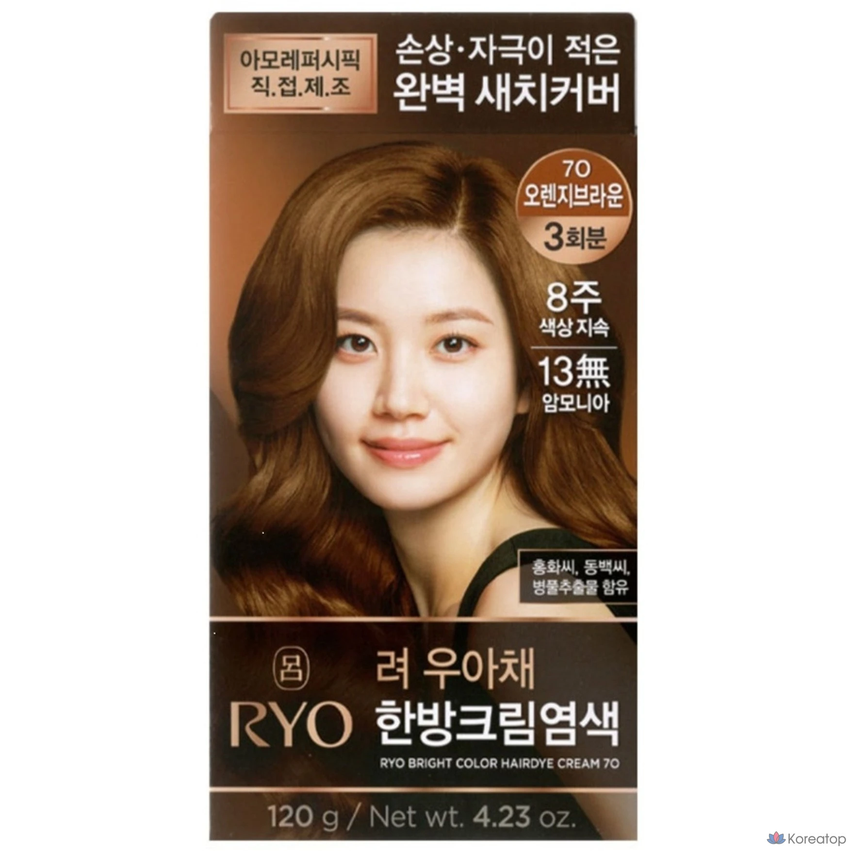 Крем для волос Ryo Wooache Style Cream 7O, оттенок Orange Brown, 1 шт., фото 2