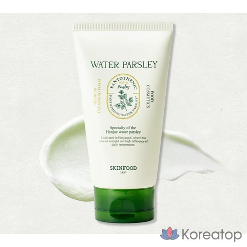 Освежающая очищающая пенка Skinfood Pantothenic Water Parsley