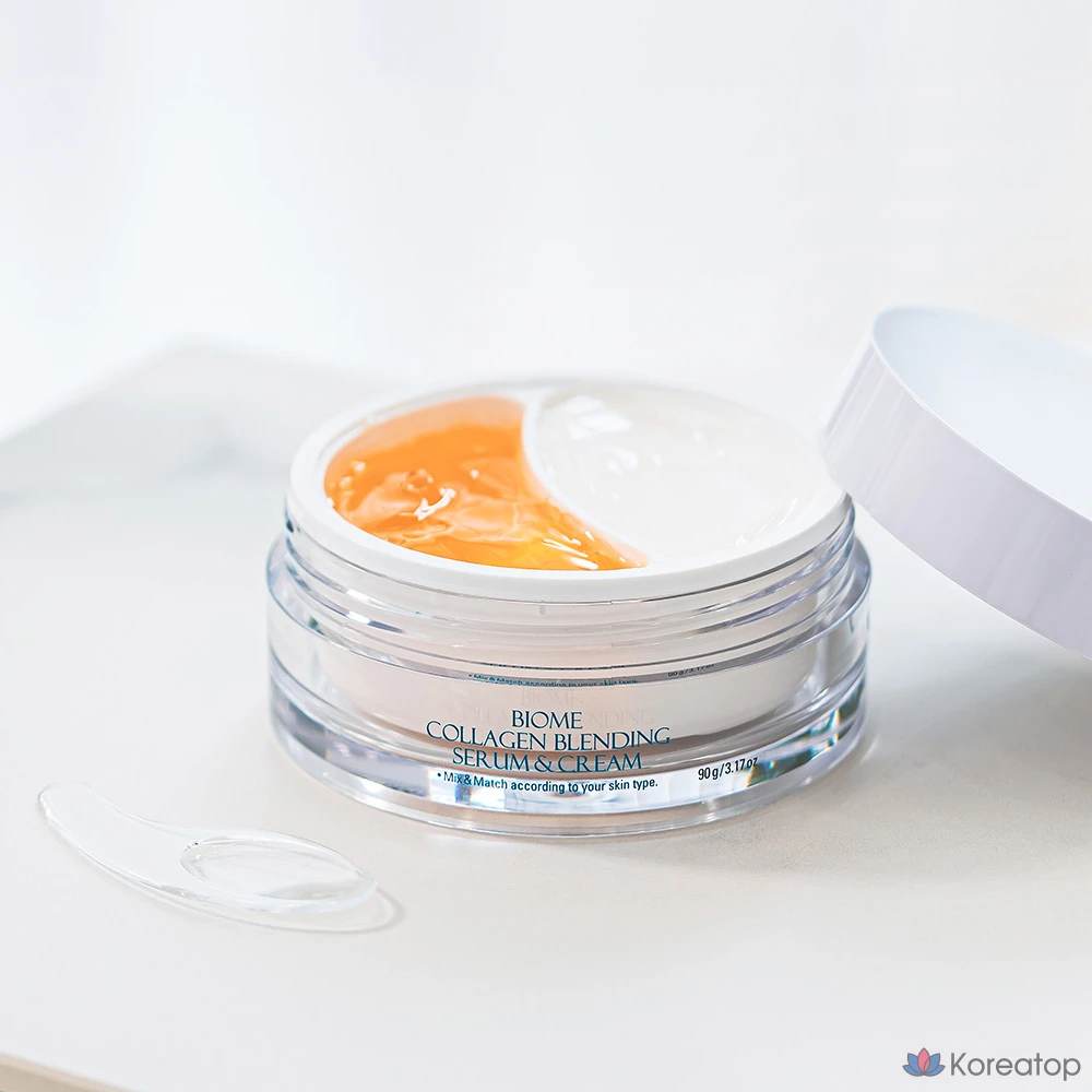 Сыворотка и крем Prreti Biome Collagen Blending Half and Half, 90 г, 1 шт.