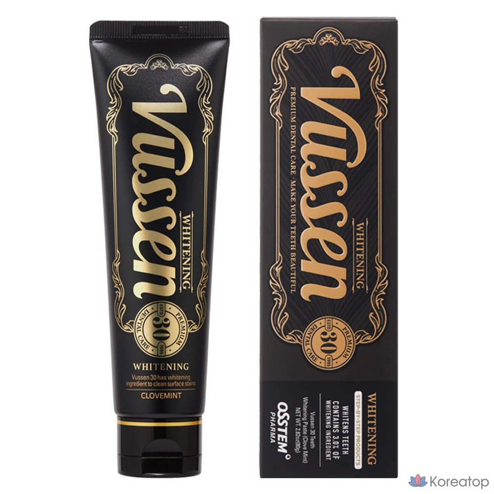 Зубная паста Vussen 30 Teeth Whitening, 80 г, 1 шт.