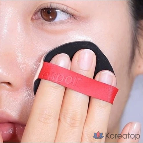 Кушон для лица c матовым покрытием Espoir Non-velvet Cover Pillow Foundation, 13 г + слойка, набор из 2 частей, № 23 Бежевый