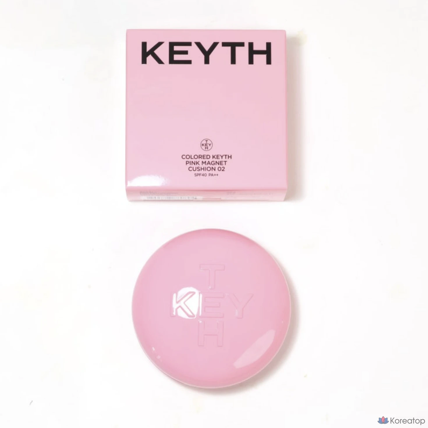 Кушон KEYTH Kiss Pink Magnet Cushion, оттенок 02 Light Beige, 1 шт.