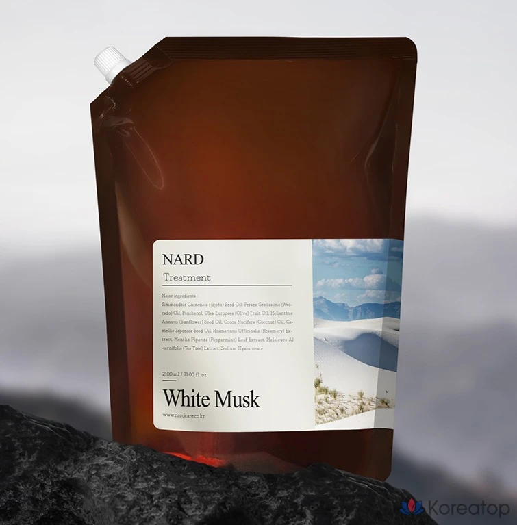 Сменный блок для восстанавливающего парфюмерного средства для волос NARD с ароматом белого мускуса, 1 шт., 2,1 л.