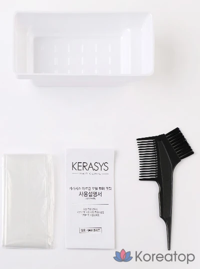 Краска для волос KeraSys Argan Oil Hair Color, оттенок Natural Black, 120 г, 1 шт.