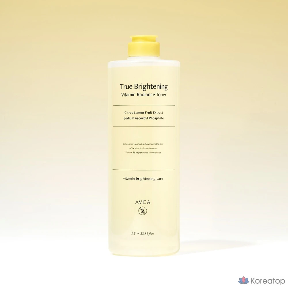 Тоник для лица AVCA True Brightening Vitamin Radiance, 1 л, 1 шт.