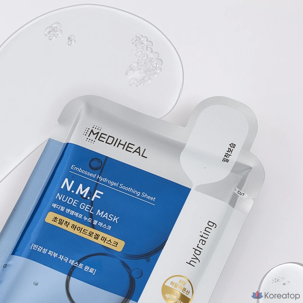Тканевая маска для лица MEDIHEAL NMF Nude Gel Mask, 30 шт., фото 2