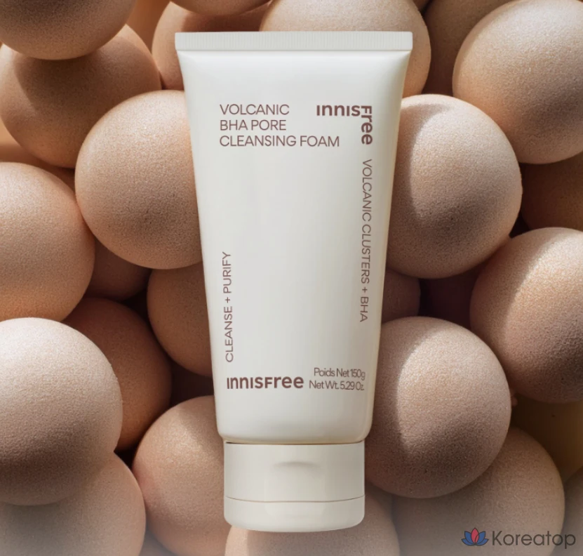 Очищающая пенка Innisfree Volcanic Pore BHA Cleansing Foam, 150 г, 1 шт.