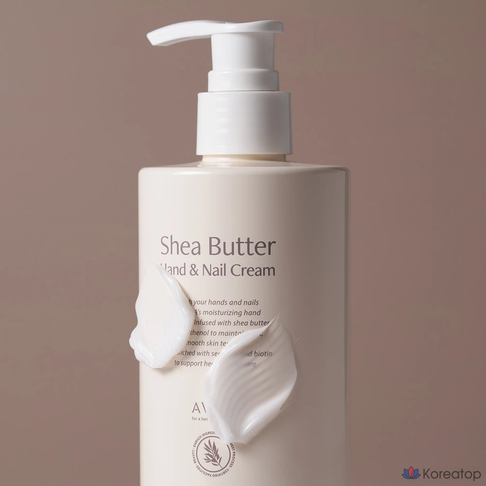 Увлажняющий крем для рук и ногтей AVCA с маслом ши, 1 шт., 300 мл