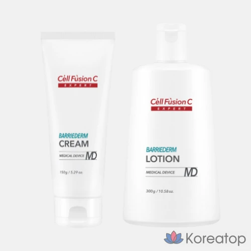 Набор крем Cellfusion C Dermatology Recommended Cream Expert Variderm Cream MD150g + лосьон MD300g, 1 комплект, 450 г