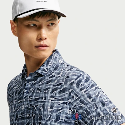 Поло мужское Nike Dri-FIT Tartan Camo Print Golf Polo