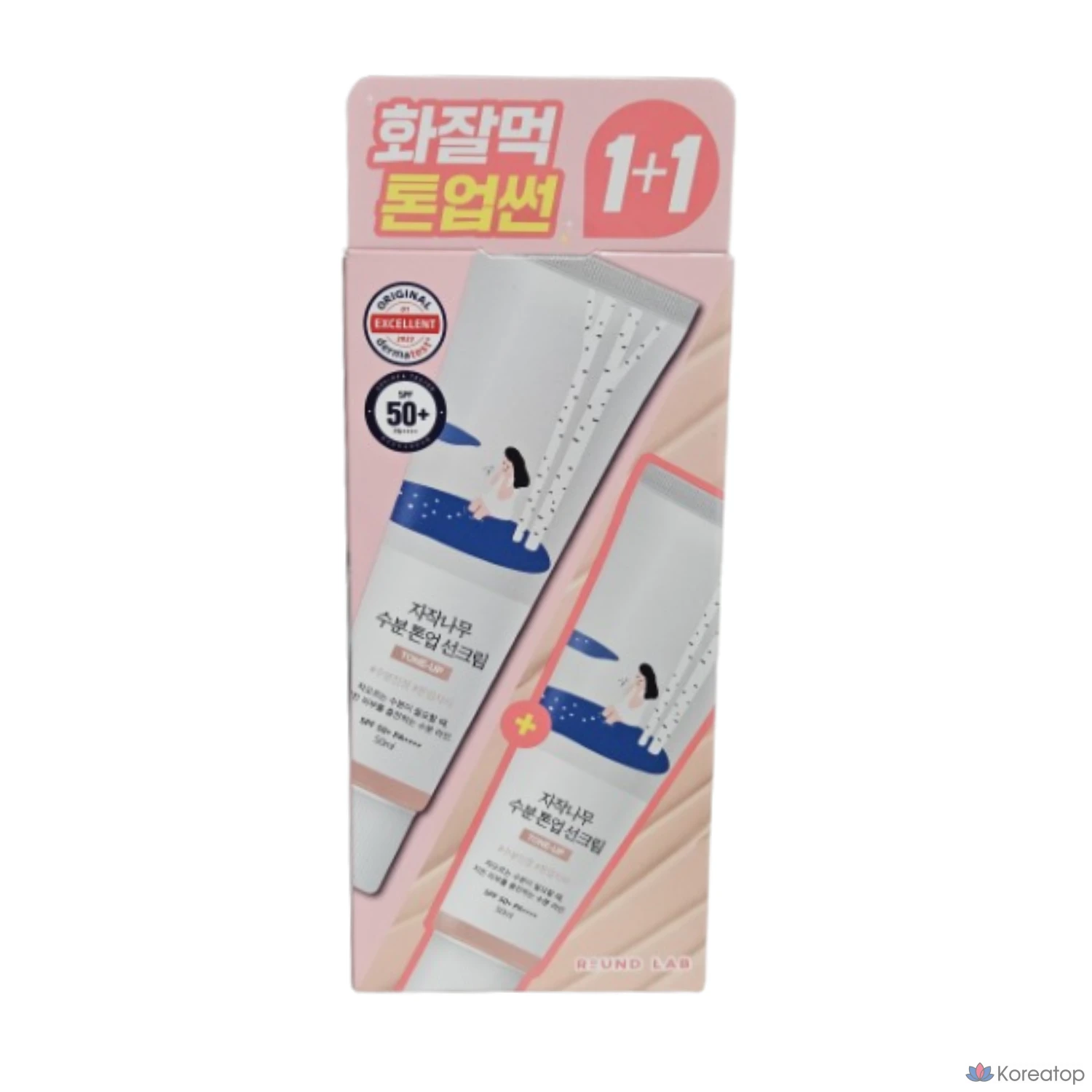 Round Lab Birch Moisture Tone-Up Sunscreen, 50ml, 1 шт.