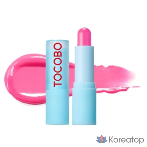 Тонированный бальзам для губ Tokobo Glass, оттенок 012 «Ягодный розовый», 3,5 г, 1 шт., фото 2