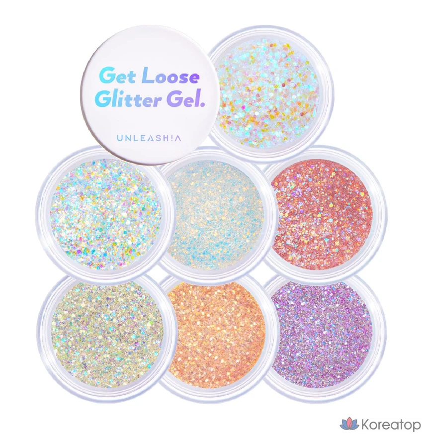 Мини-тени для век Unleashia Glitter Gel Mini Eyeshadow, 1 шт., N 3 Gold Obsessor, фото 6