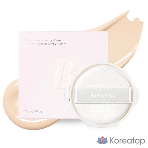 Сменный блок тонального крема Vanillaco Covericious Ultimate White Moisture Cushion Foundation, 14 г, 19 Light, 1 шт.
