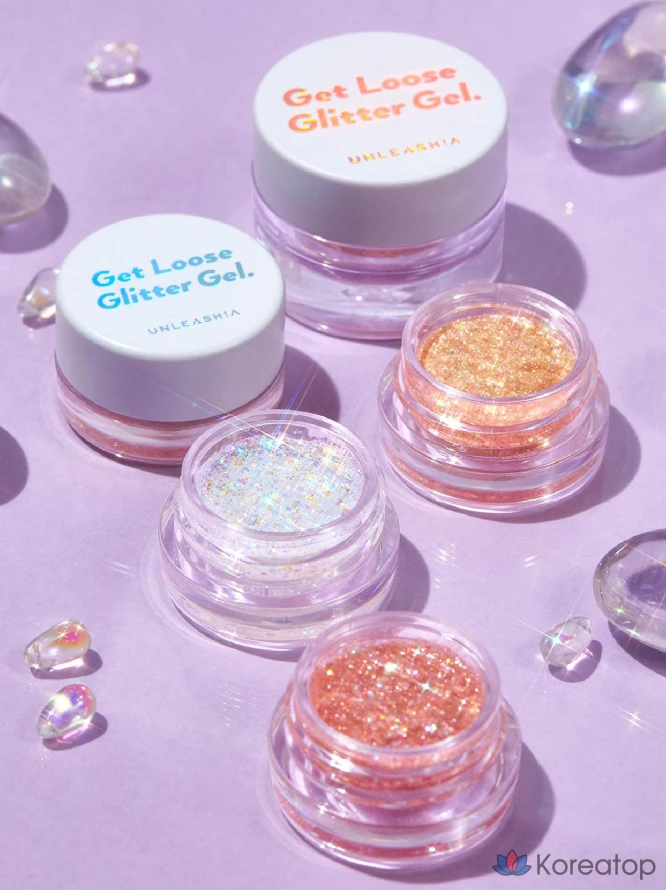 Мини-тени для век Unleashia Glitter Gel Mini Eyeshadow, 1 шт., N 3 Gold Obsessor, фото 7