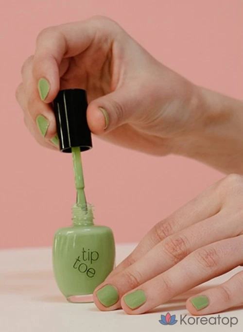 Лак для ногтей Tip Toe Justo Manicure, оттенок 301 «Фисташковый», 10 мл, 1 шт., фото 3