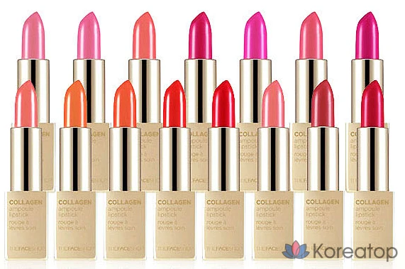 Помада-ампула с коллагеном от The Face Shop, оттенок 03 Pink Nouveau, 3,5 г, 1 шт., фото 2