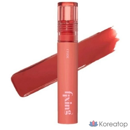Фиксирующая тональная основа Etude House, 02 Винтажный красный, 1 шт.