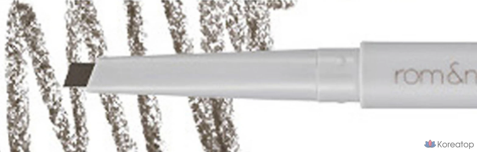 Карандаш для бровей ROM&ND Hanol Flat Eyebrow Auto Pencil, 0.17g, C2 Graystop, 1 шт.