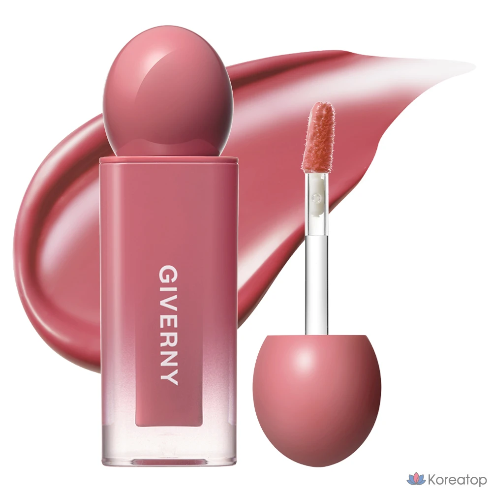 Тинт для губ Giverny Dewy Lip Glaze Tint, оттенок 01 "Приглушенный персик", 4,9 г, 1 шт.